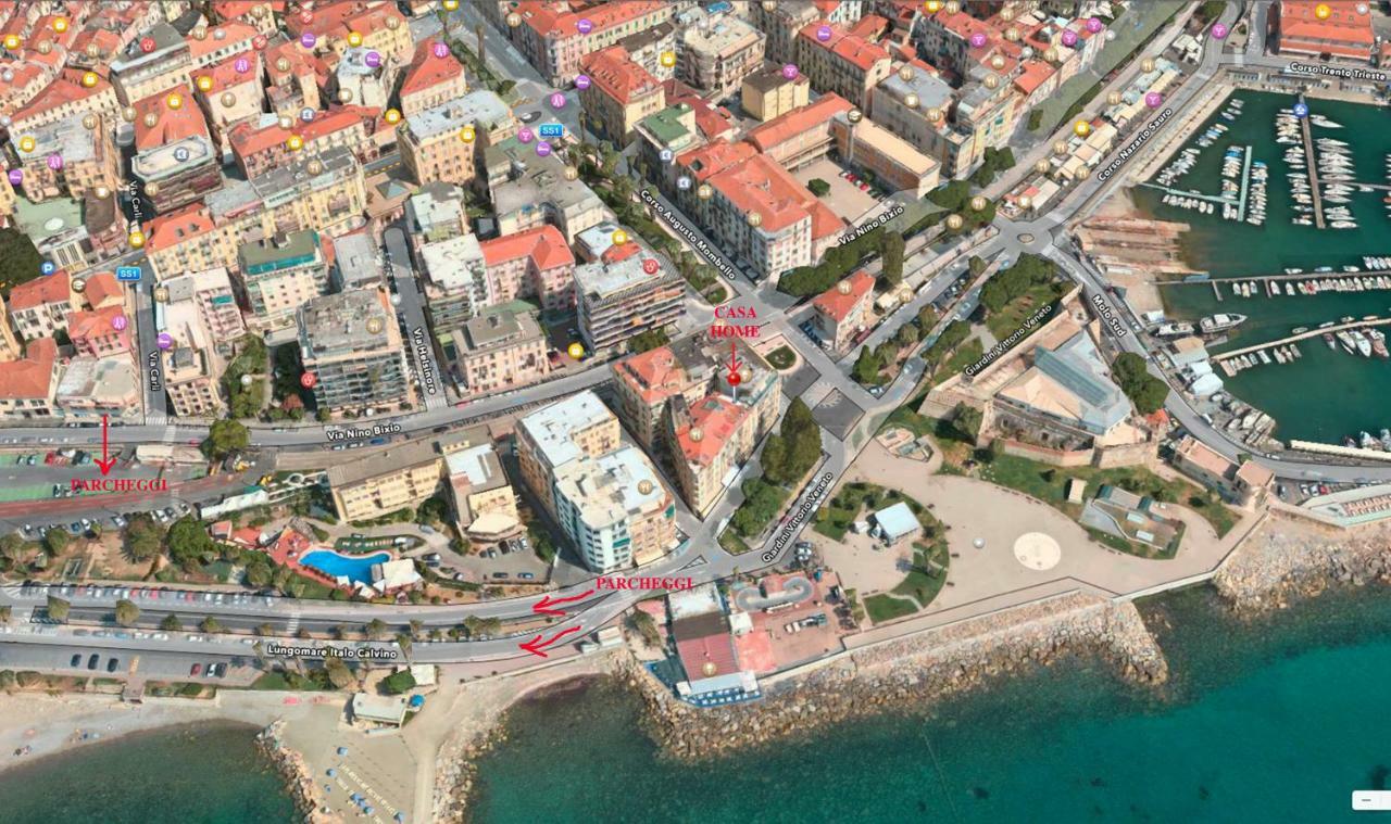 شقة Mansarda Luminosa In Centro Sul Mare - Attic By Sea سانريمو المظهر الخارجي الصورة